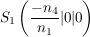 $ S_1\left(\frac{-n_4}{n_1}|0|0\right) $