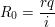 $ R_0 =\bruch{rq}{i} $ $ R_0 =\bruch{rq}{i} $