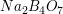 $ Na_2B_4O_7 $ $ Na_2B_4O_7 $
