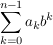 $ \sum_{k=0}^{n-1}a_{k}b^k $ $ \sum_{k=0}^{n-1}a_{k}b^k $