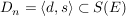 $ D_n=\langle d,s\rangle \subset S(E) $ $ D_n=\langle d,s\rangle \subset S(E) $