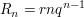$ R_n = rnq^{n-1} $ $ R_n = rnq^{n-1} $