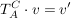 $ T_{A}^{C}\cdot{}v=v' $ $ T_{A}^{C}\cdot{}v=v' $
